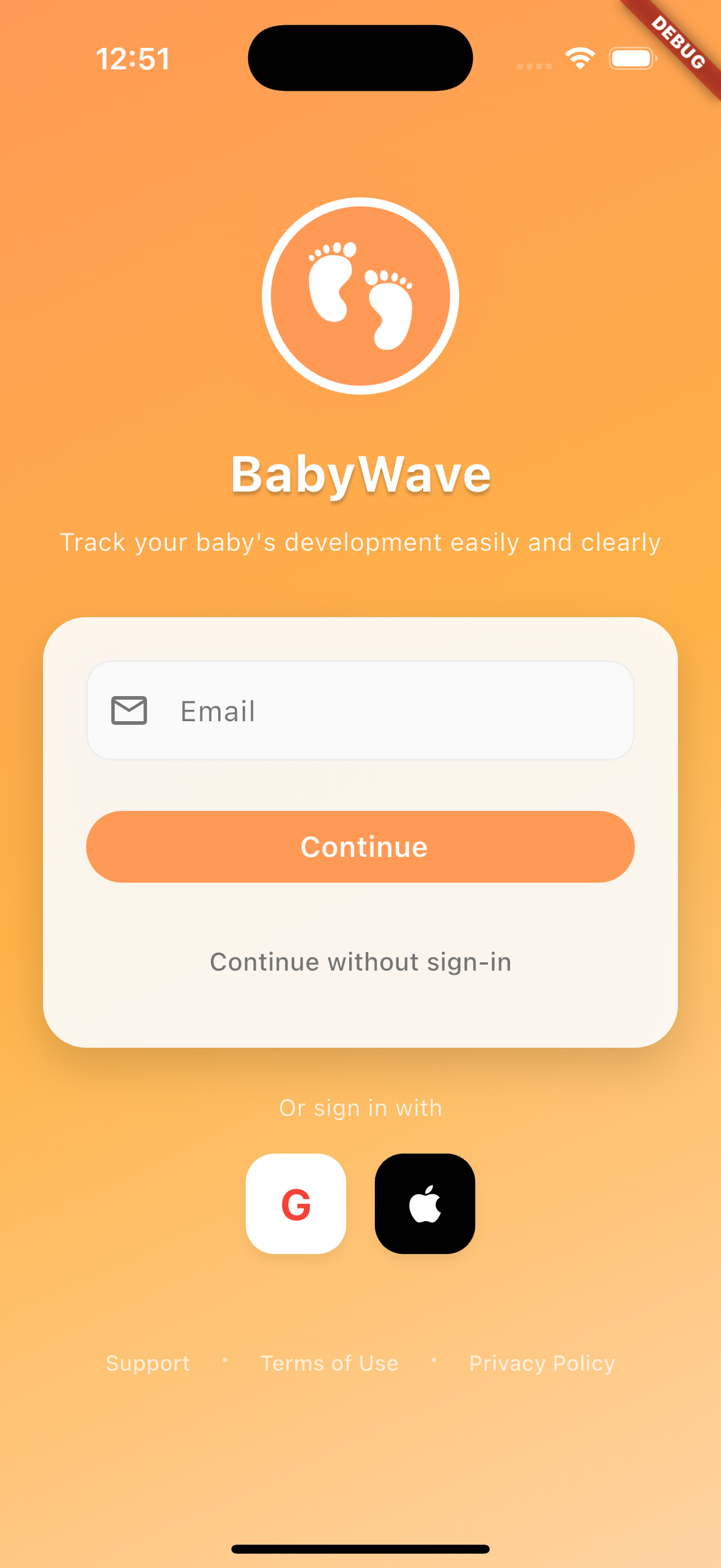 BabyWave Login